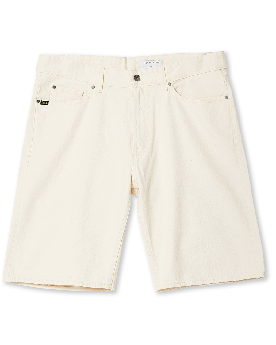 Herre | Shorts | Tiger of Sweden | Kylian Jeans Shorts Ecru Denim