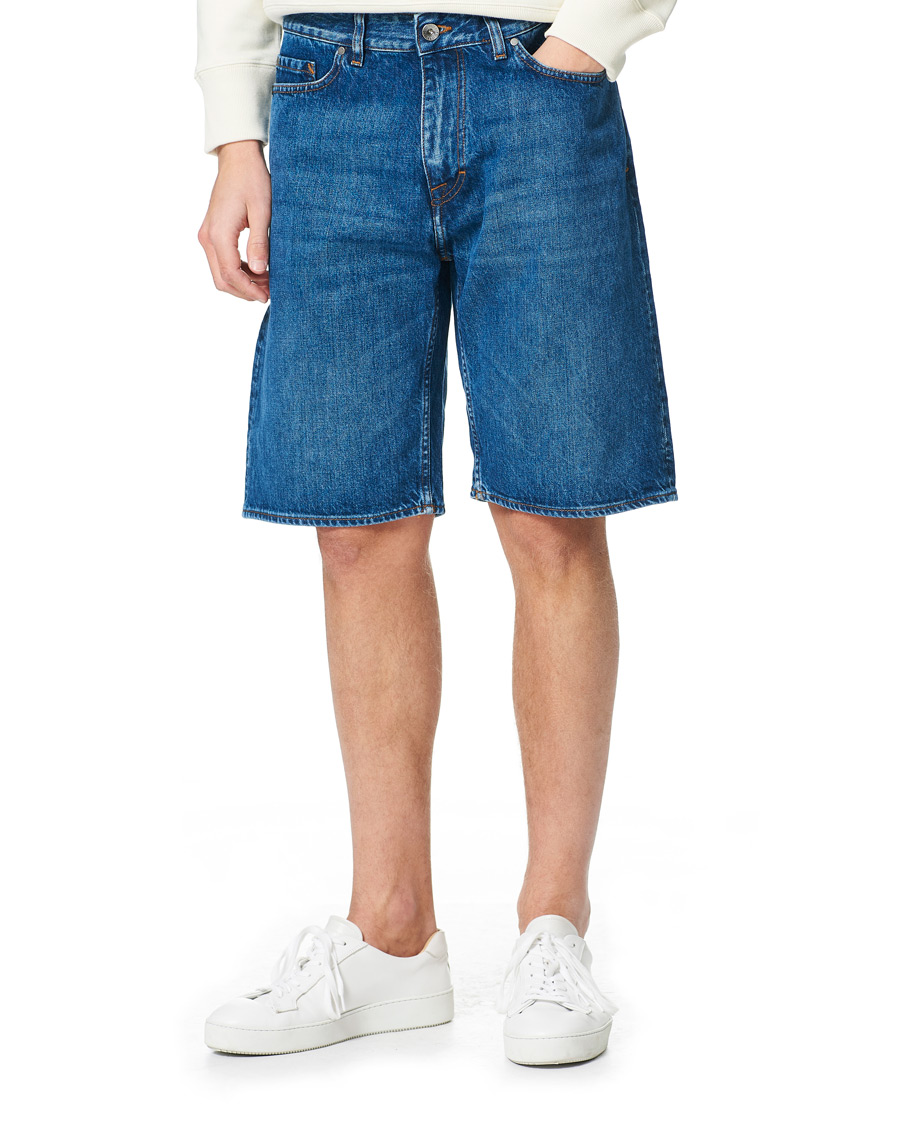Herre | Shorts | Tiger of Sweden | Kylian Jeans Shorts Royal Blue