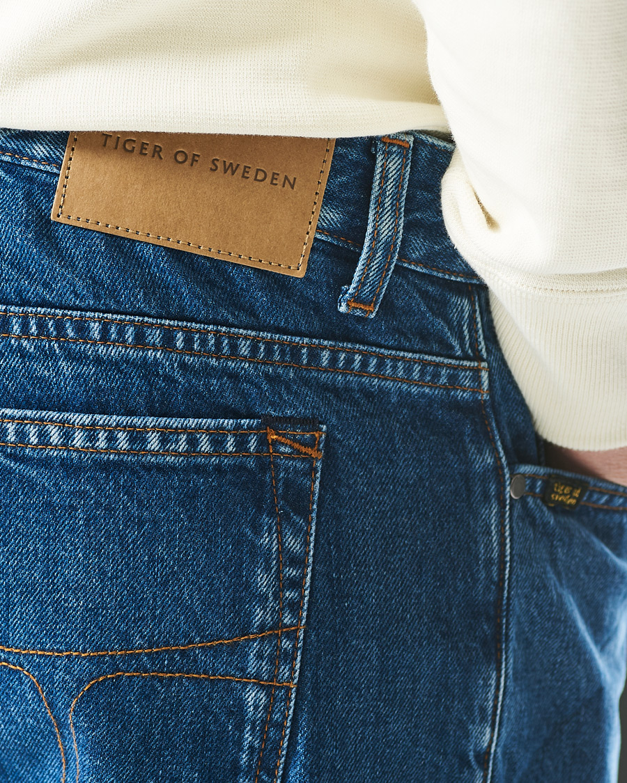 Herre | Shorts | Tiger of Sweden | Kylian Jeans Shorts Royal Blue