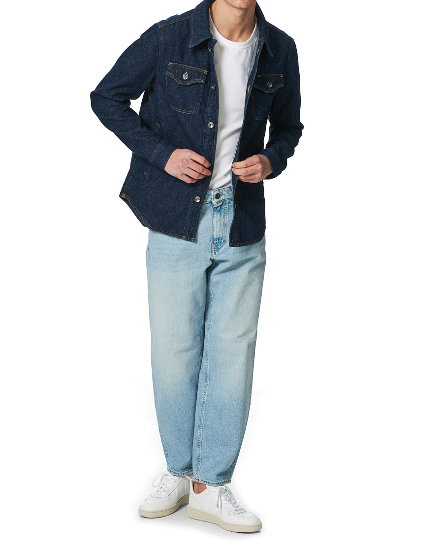 Herre | Jakker | Tiger of Sweden | Get Organic Cotton Denim Jacket Midnight Blue