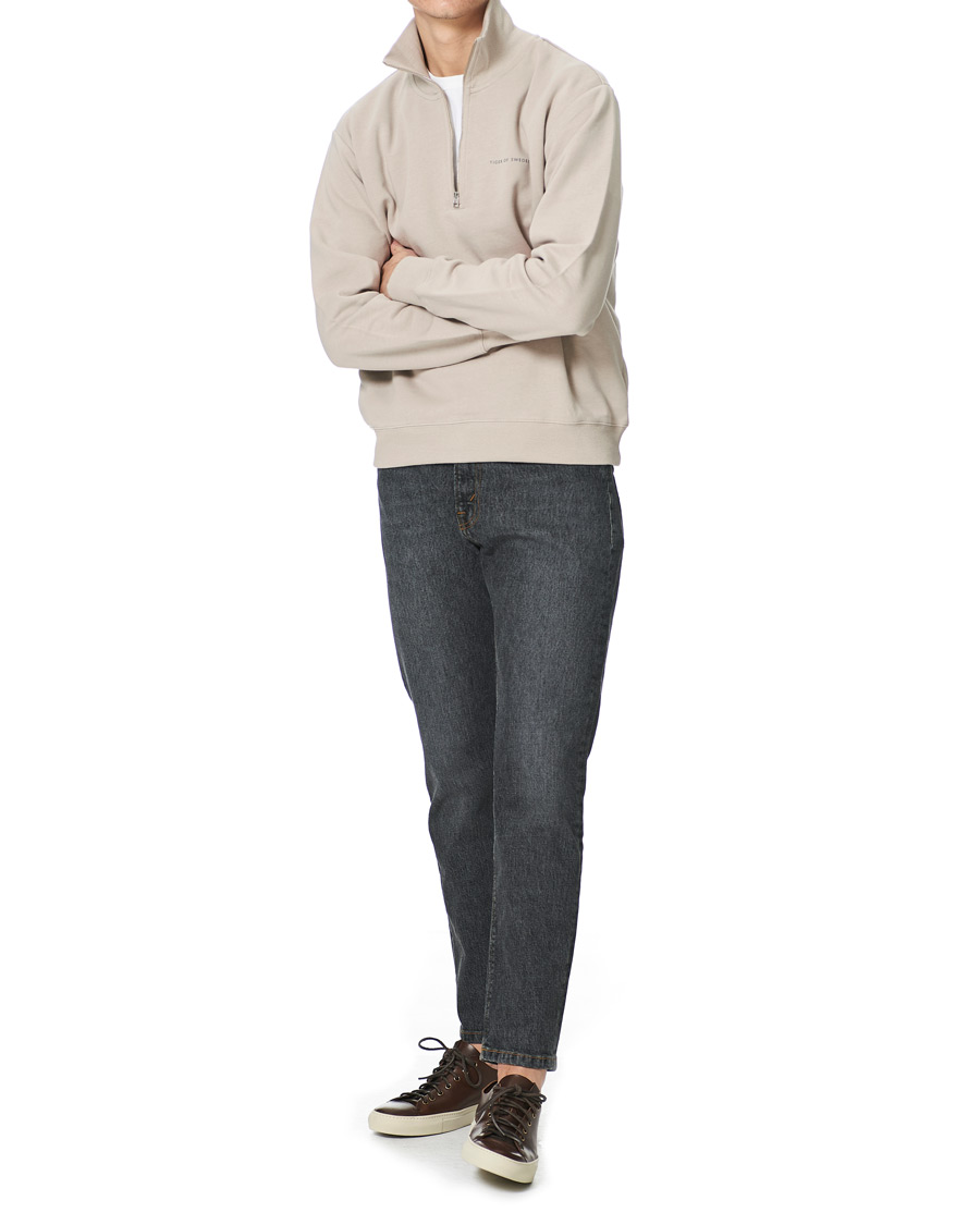 Herre | Gensere | Tiger of Sweden | Marlon Half Zip Sweater Dove Grey