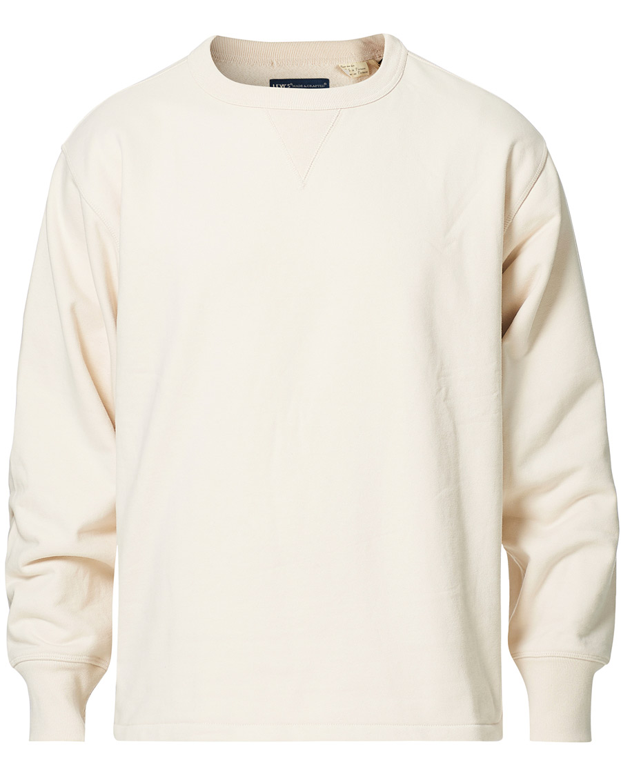 Herre | Gensere | Levi's Made & Crafted | Crew Neck Sweatshirt Oatmeal