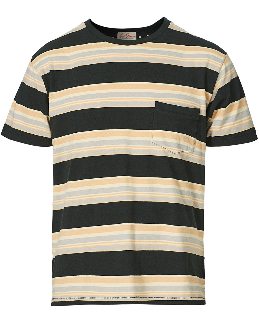 Herre | T-Shirts | Levi's Vintage Clothing | 1940 Split Hem Tee Grey/Green