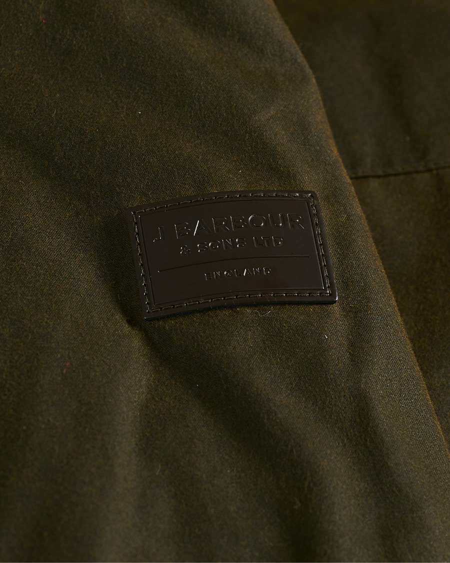Herre | Jakker | Barbour Gold Standard | Grampain Padded Wax Jacket Olive