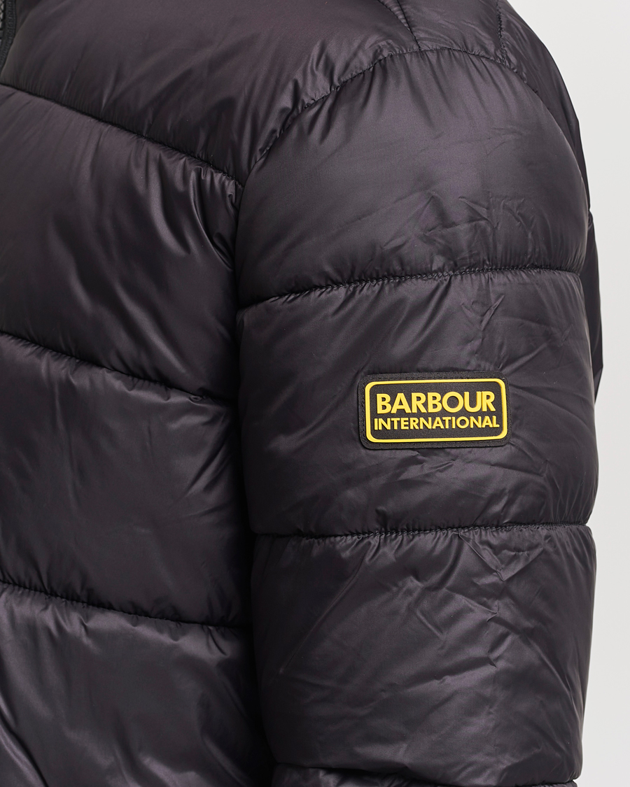 Herre | Jakker | Barbour International | Bobber Padded Quilt Jacket Black