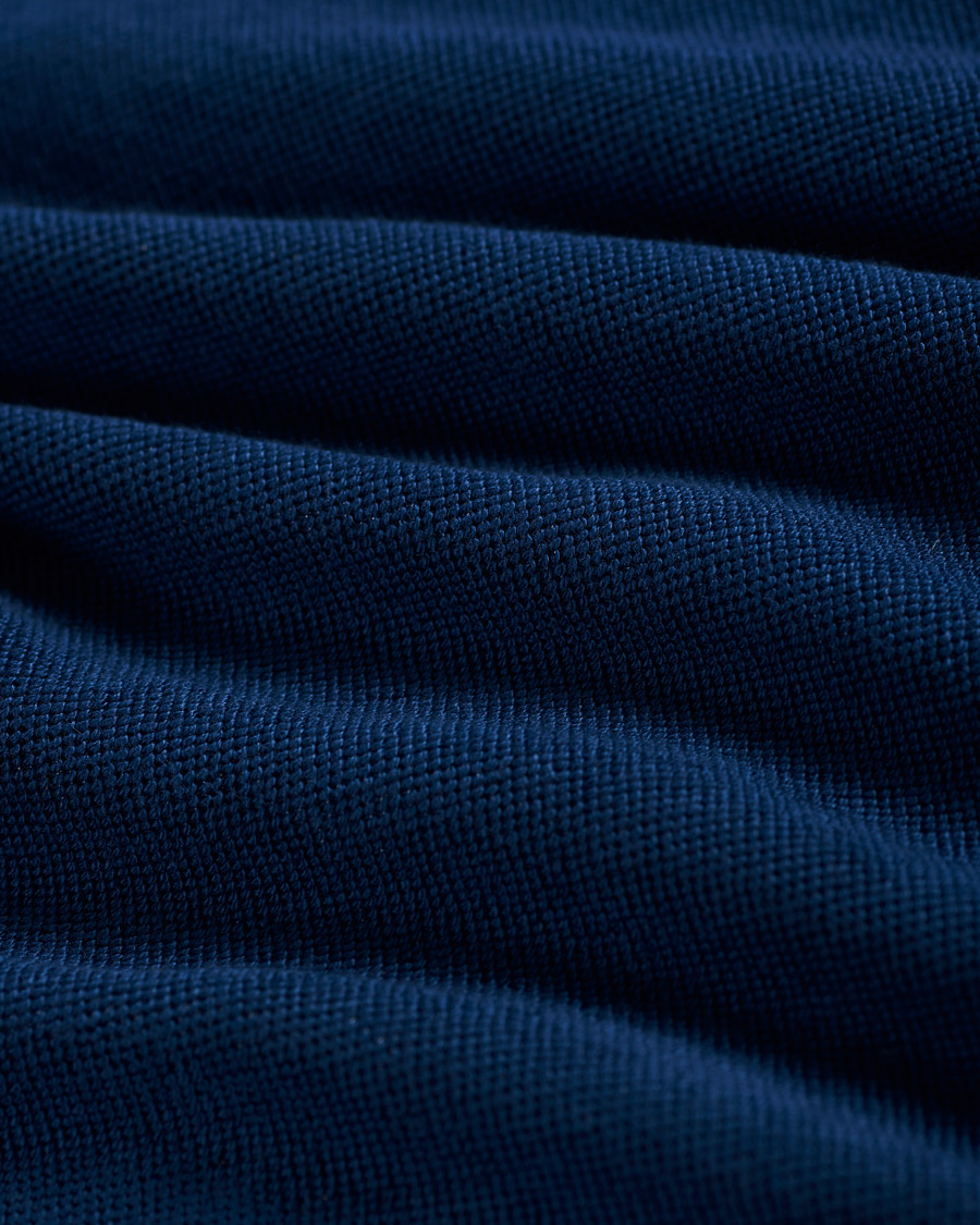 Herre | Gensere | Massimo Alba | Japanese Terry Long Sleeve Polo Navy