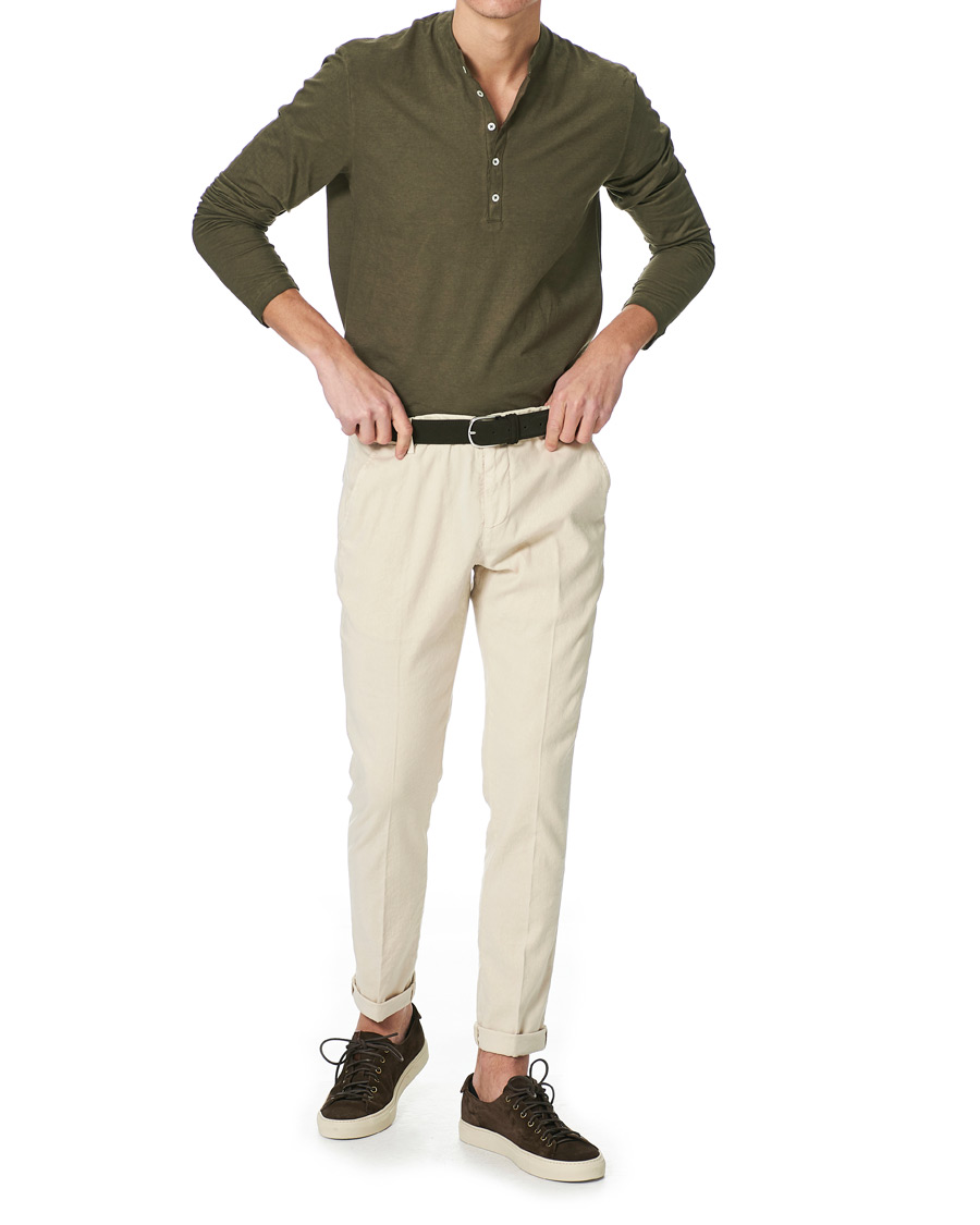 Herre | Gensere | Massimo Alba | Hawai Watercolor Henley Military
