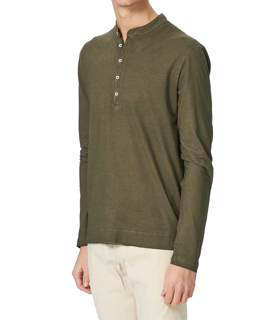 Herre | Gensere | Massimo Alba | Hawai Watercolor Henley Military