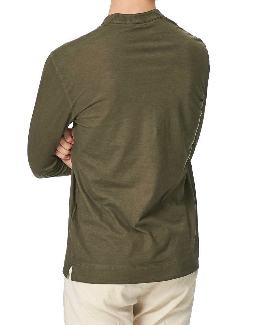 Herre | Gensere | Massimo Alba | Hawai Watercolor Henley Military