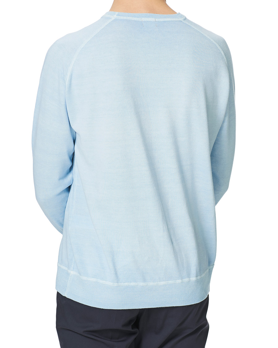 Herre | Gensere | Massimo Alba | Sport Cashmere/Cotton Crew Neck Ice Blue
