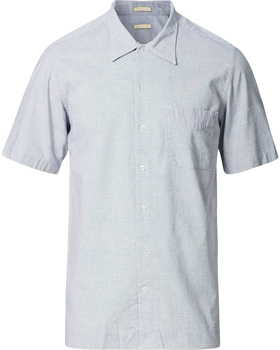 Herre | Skjorter | Massimo Alba | Venice Camp Collar Shirt Light Blue