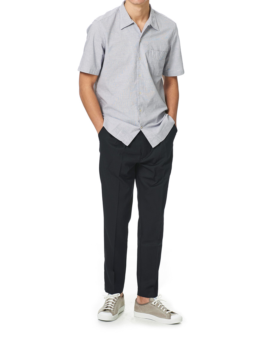 Herre | Skjorter | Massimo Alba | Venice Camp Collar Shirt Light Blue