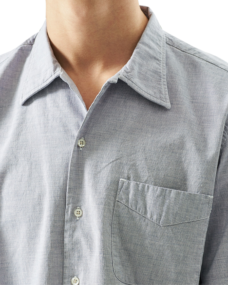 Herre | Skjorter | Massimo Alba | Venice Camp Collar Shirt Light Blue