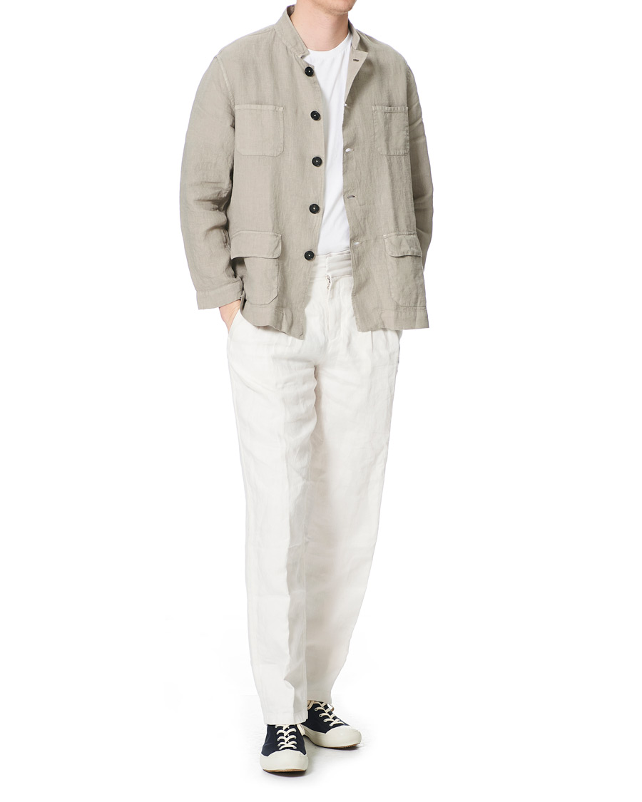 Herre | Skjorter | Massimo Alba | Cina Linen Overshirt Walnut