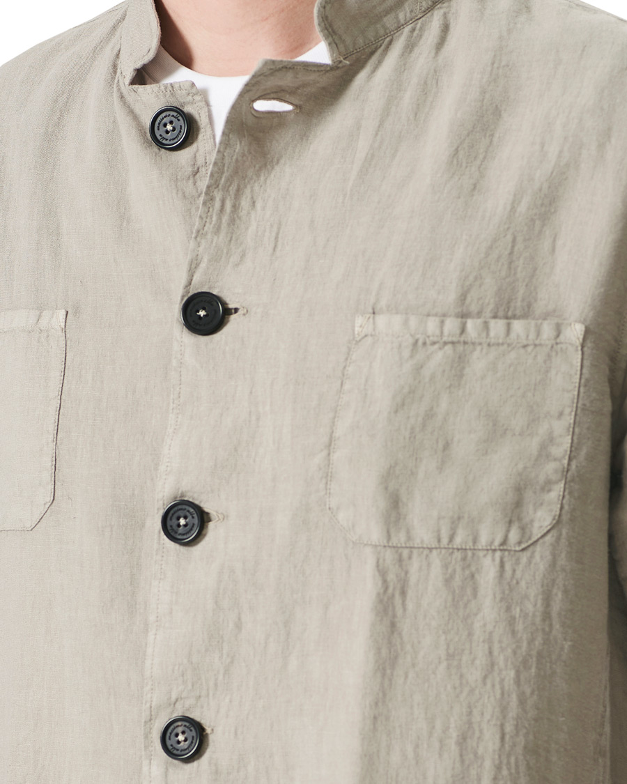 Herre | Skjorter | Massimo Alba | Cina Linen Overshirt Walnut
