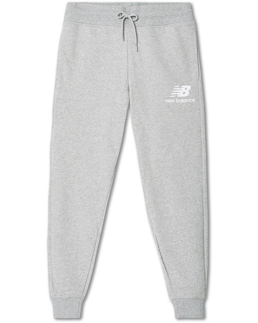 Herre | Bukser | New Balance | NB Essentials Stacked Logo Sweatpant Athletic Grey