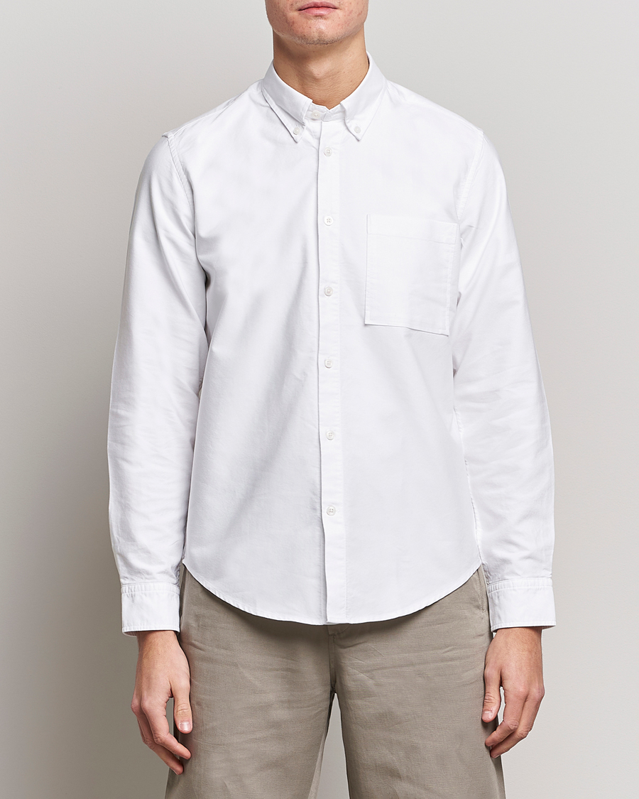 Herre | Skjorter | NN07 | Arne Button Down Oxford Shirt White