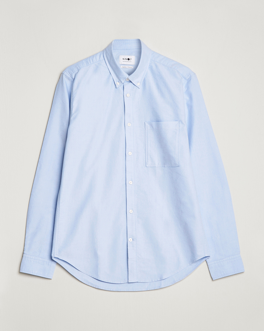 Herre | Skjorter | NN07 | Arne Button Down Oxford Shirt Light Blue