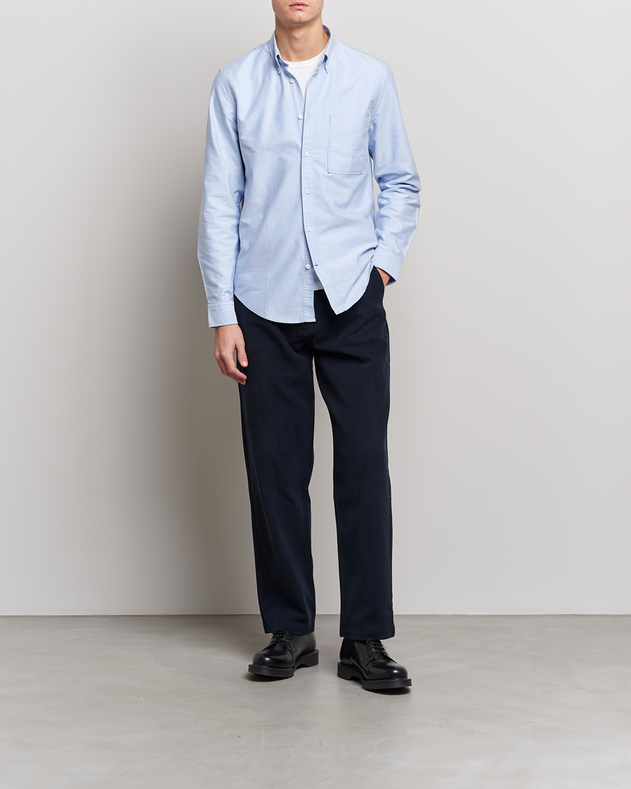 Herre | Business & Beyond | NN07 | Arne Button Down Oxford Shirt Light Blue