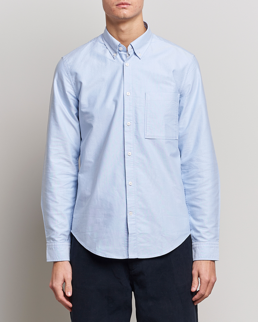 Herre | NN07 | NN07 | Arne Button Down Oxford Shirt Light Blue