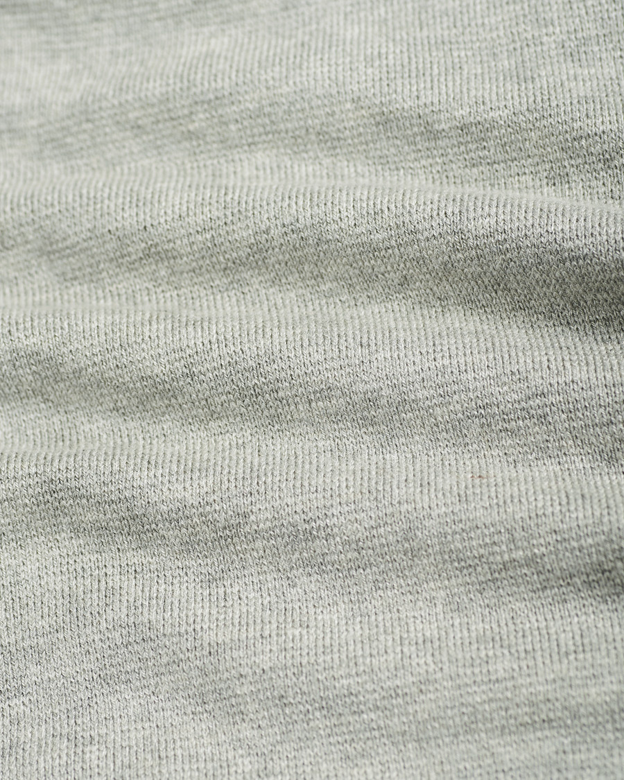 Herre | Gensere | NN07 | Luis Knitted Full-Zip Sweater Light Grey Melange