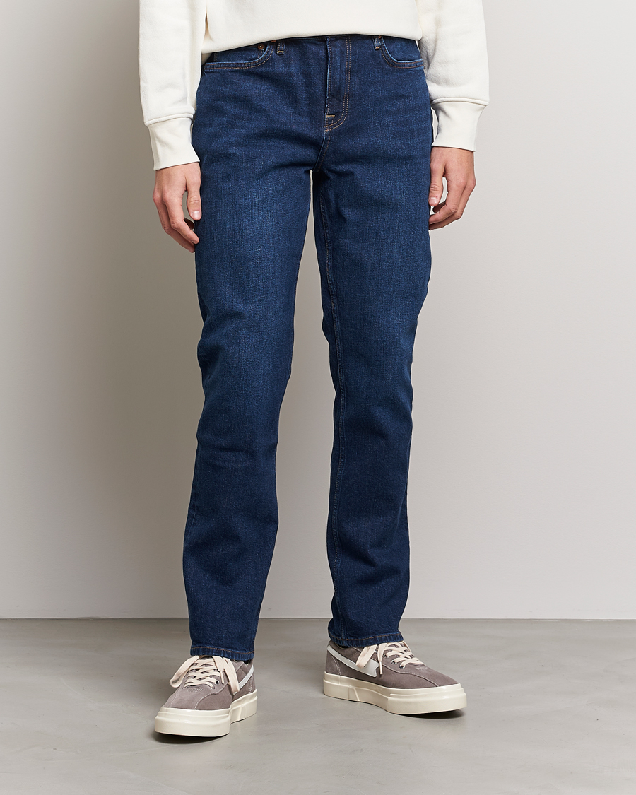Herre | Straight leg | NN07 | Johnny Stretch Jeans Dark Blue