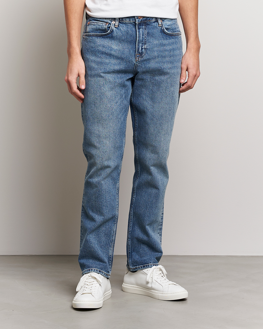 Herre | Straight leg | NN07 | Johnny Stretch Jeans Mid Blue