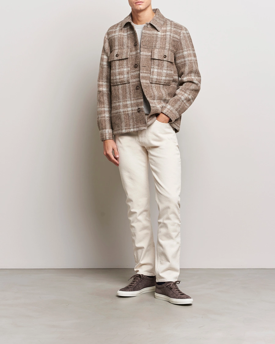 Herre | Jeans | NN07 | Johnny Stretch Jeans Ecru