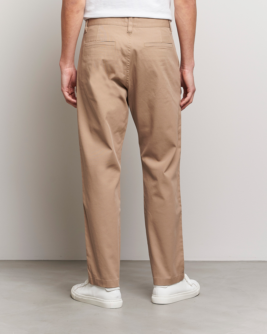 Herre | Bukser | NN07 | Alex Straight Fit Cotton Chinos Khaki