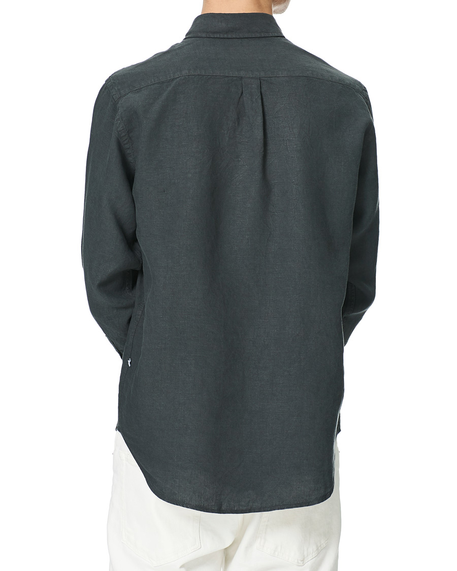 Herre | Skjorter | NN07 | Levon Linen Shirt Concrete