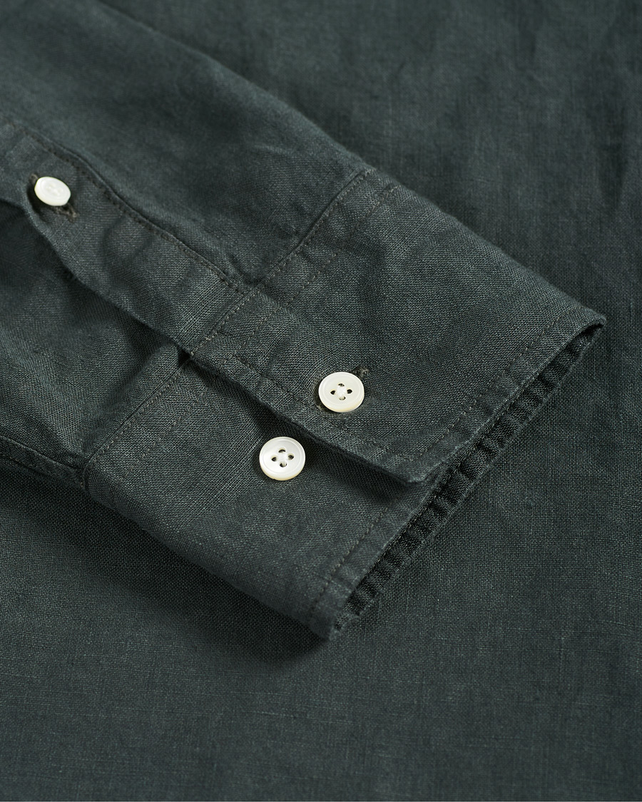 Herre | Skjorter | NN07 | Levon Linen Shirt Concrete
