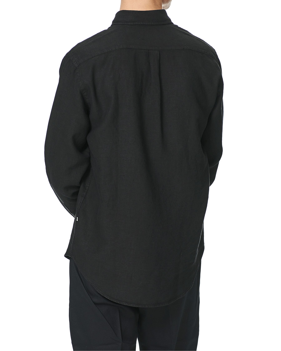 Herre | Skjorter | NN07 | Levon Linen Shirt Black
