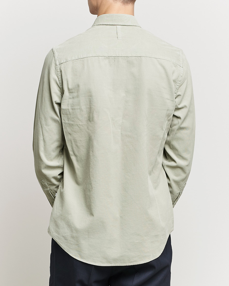 Herre | Skjorter | NN07 | Arne Button Down Baby Cord Shirt Oil Green
