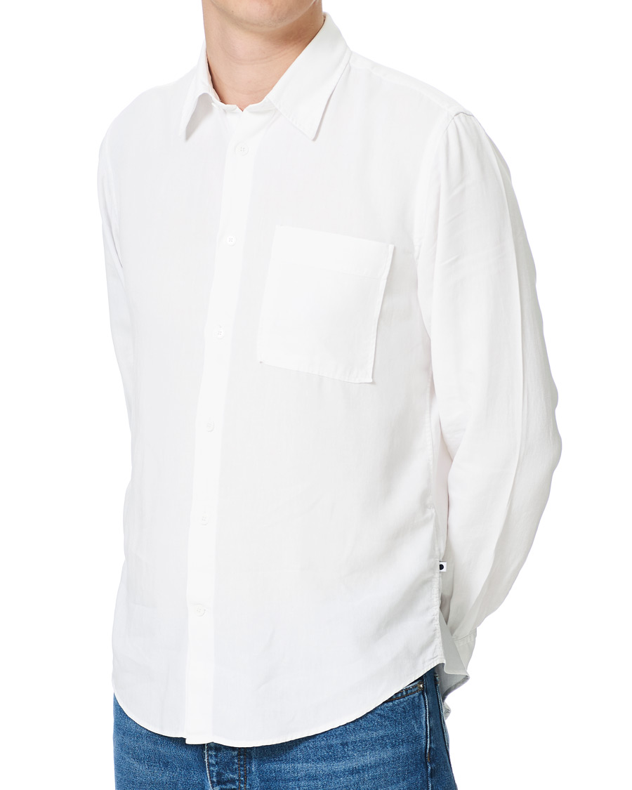 Herre | Skjorter | NN07 | Arne Tencel/Linen Shirt White