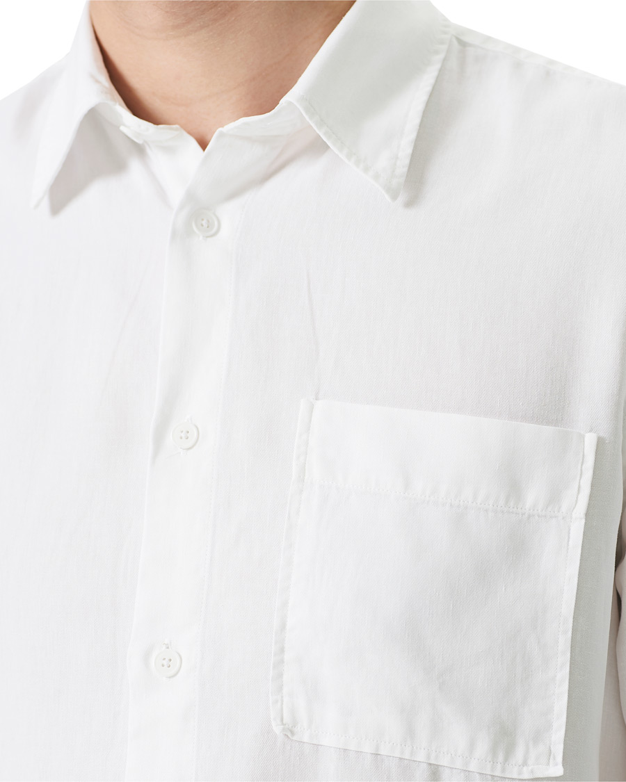 Herre | Skjorter | NN07 | Arne Tencel/Linen Shirt White