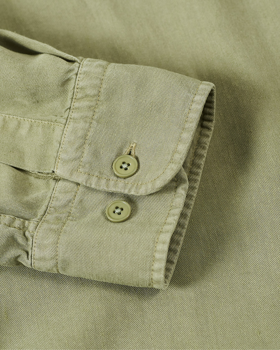Herre | Skjorter | NN07 | Arne Tencel/Linen Shirt Oil Green