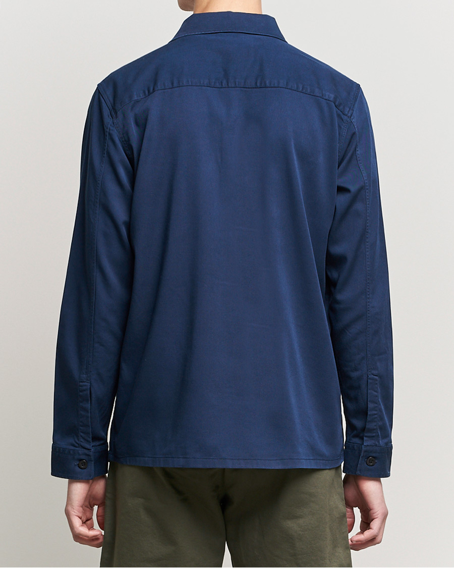 Herre | Skjorter | NN07 | Bernard Tencel Overshirt Navy