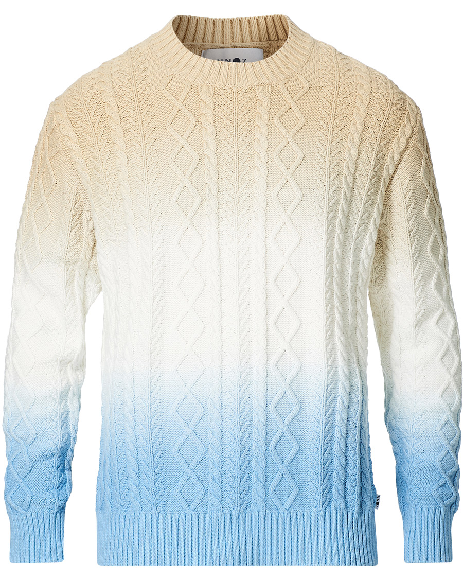 Herre | Gensere | NN07 | Jordan Dip Dyed Knitted Sweater Multi