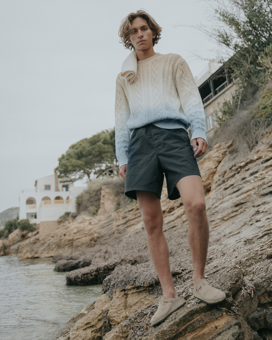 Herre | Gensere | NN07 | Jordan Dip Dyed Knitted Sweater Multi