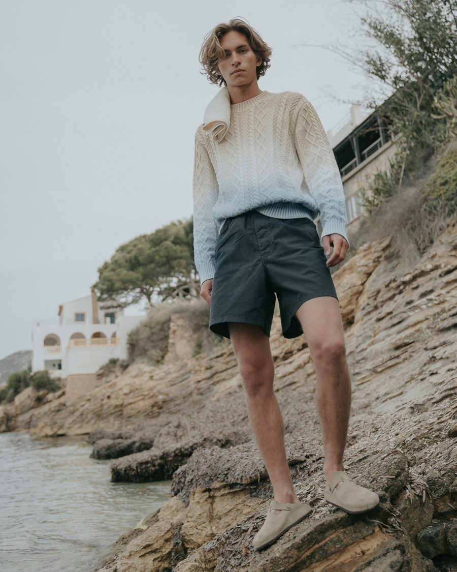 Herre | Gensere | NN07 | Jordan Dip Dyed Knitted Sweater Multi