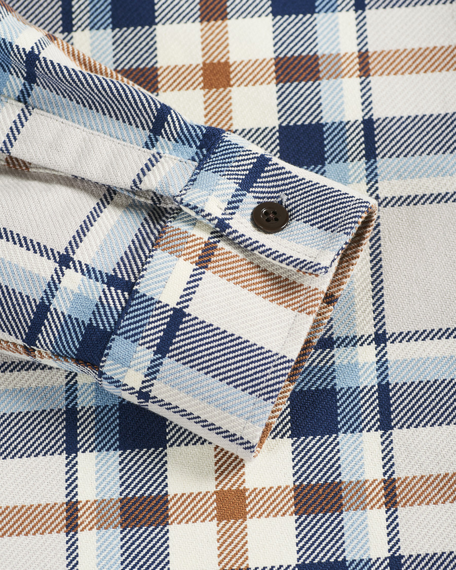 Herre | Skjorter | NN07 | Deon Overshirt Blue Check