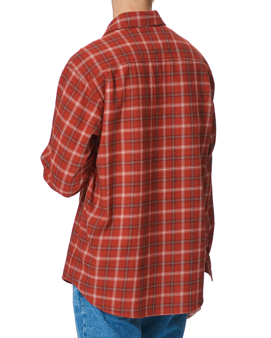 Herre | Skjorter | Nudie Jeans | Filip Lumber Light Flannel Shirt Poppy Red
