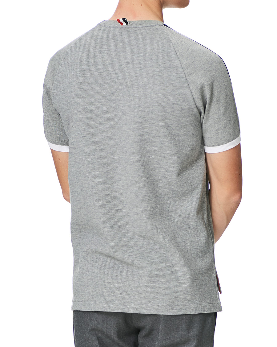 Herre | T-Shirts | Thom Browne | Raglan Sleeve T-Shirt Light Grey