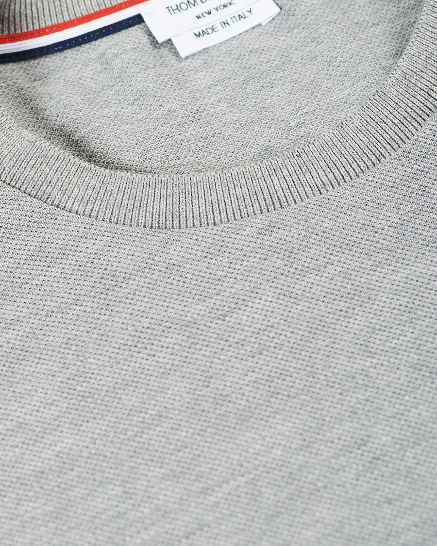 Herre | T-Shirts | Thom Browne | Raglan Sleeve T-Shirt Light Grey
