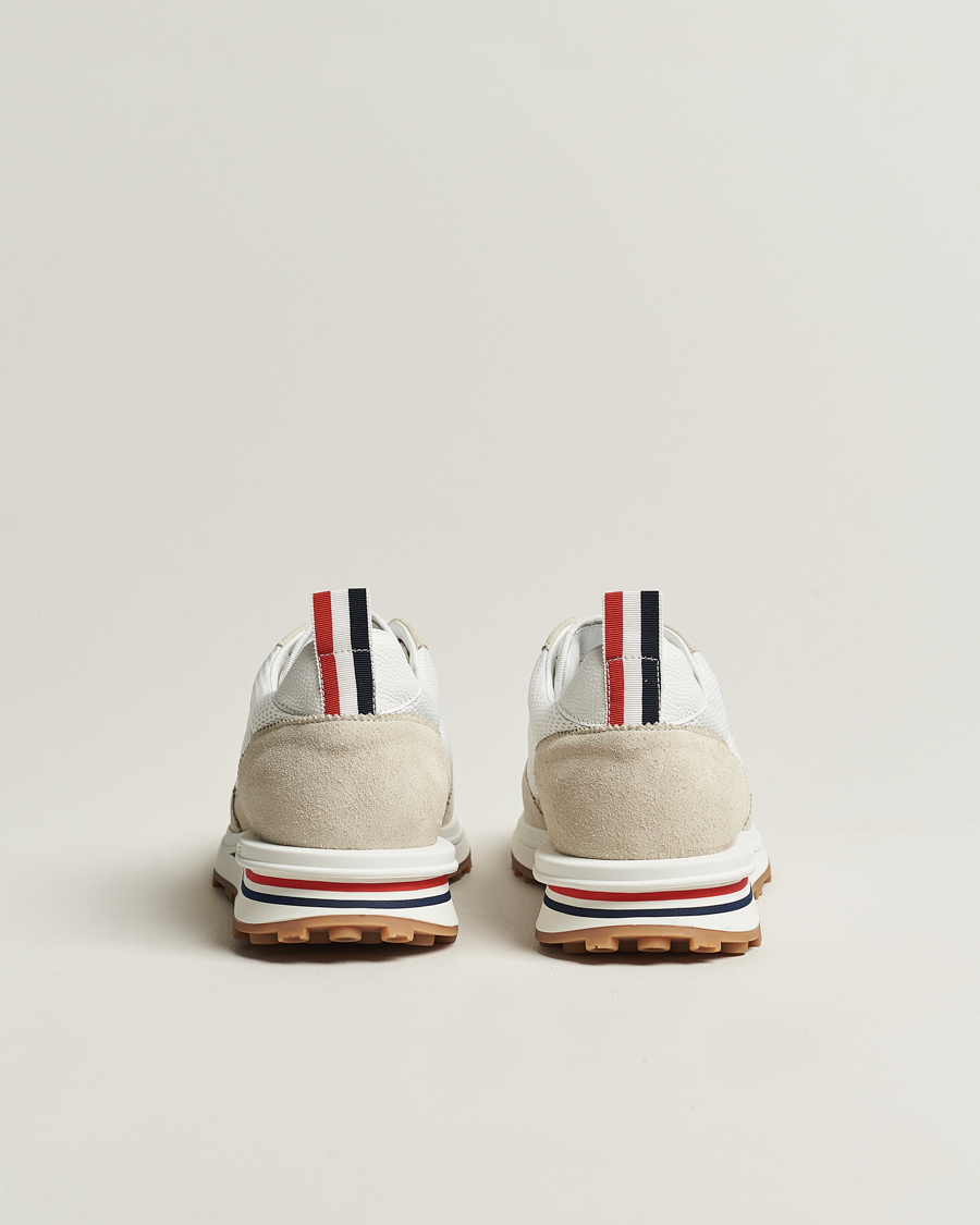 Herre | Sneakers | Thom Browne | Tech Runner Suede Sneakers White