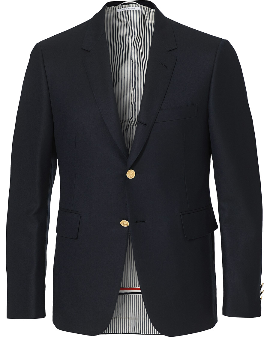 Herre | Dressjakker | Thom Browne | Super 120s Wool Blazer Navy