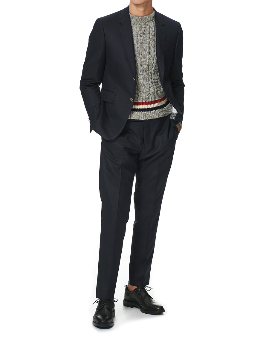 Herre | Dressjakker | Thom Browne | Super 120s Wool Blazer Navy