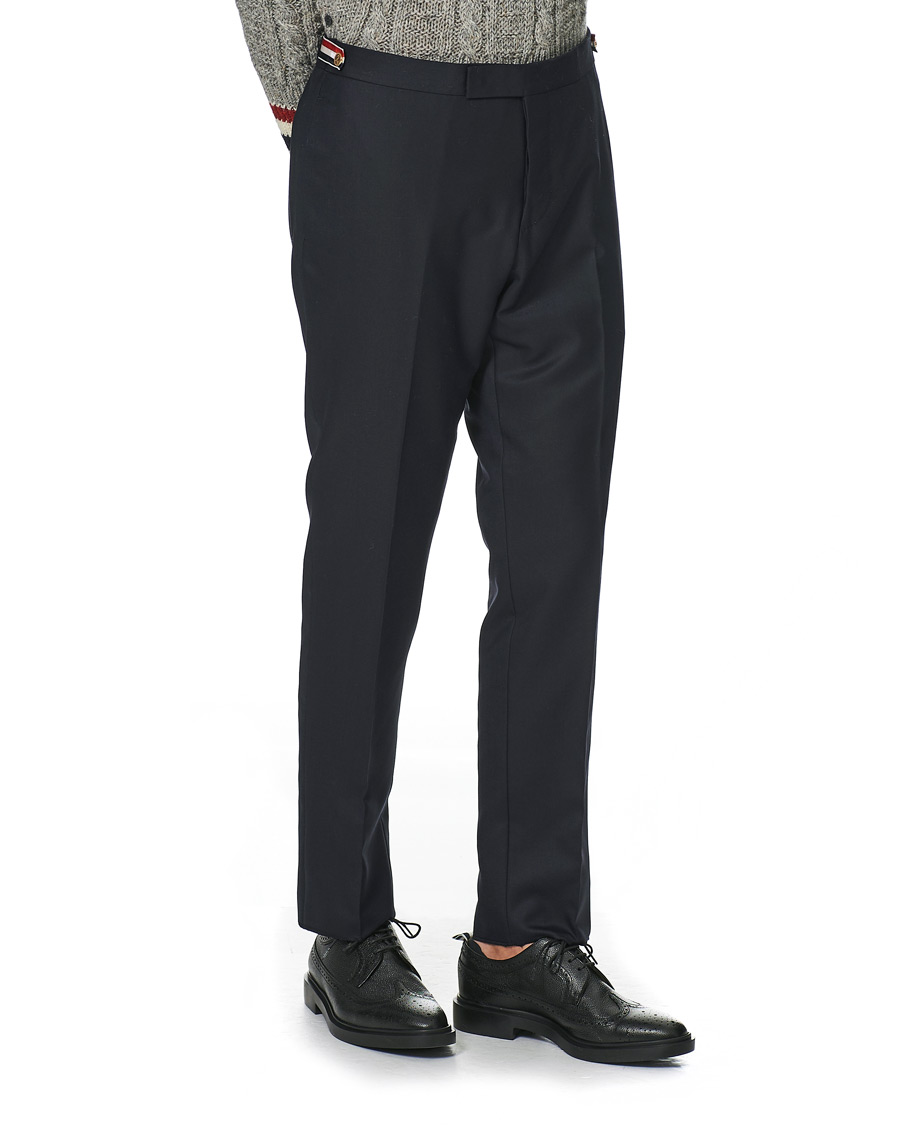 Herre | Bukser | Thom Browne | Super 120s Wool Trousers Navy