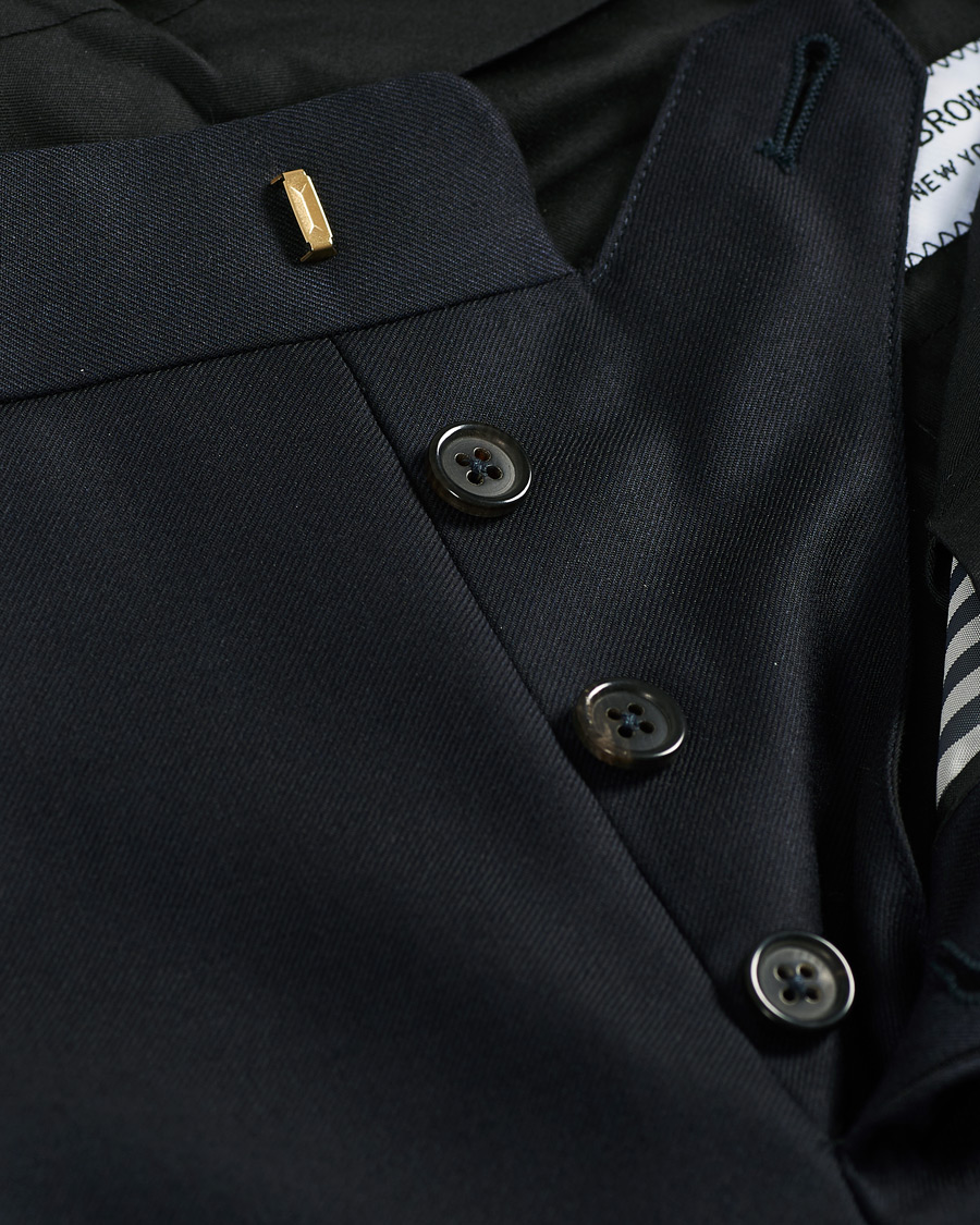 Herre | Bukser | Thom Browne | Super 120s Wool Trousers Navy