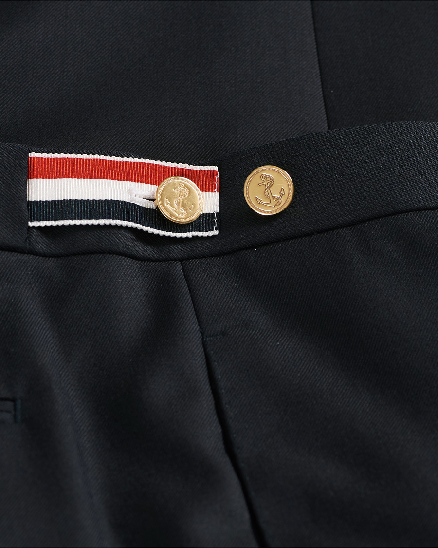Herre | Bukser | Thom Browne | Super 120s Wool Trousers Navy